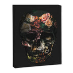 FLORAL SKULL Canvas Print Gallery Image 8