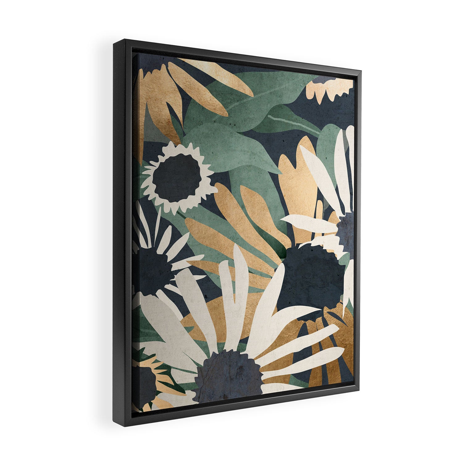 Flowers 10 Framed Canvas Print Gallery Image 2