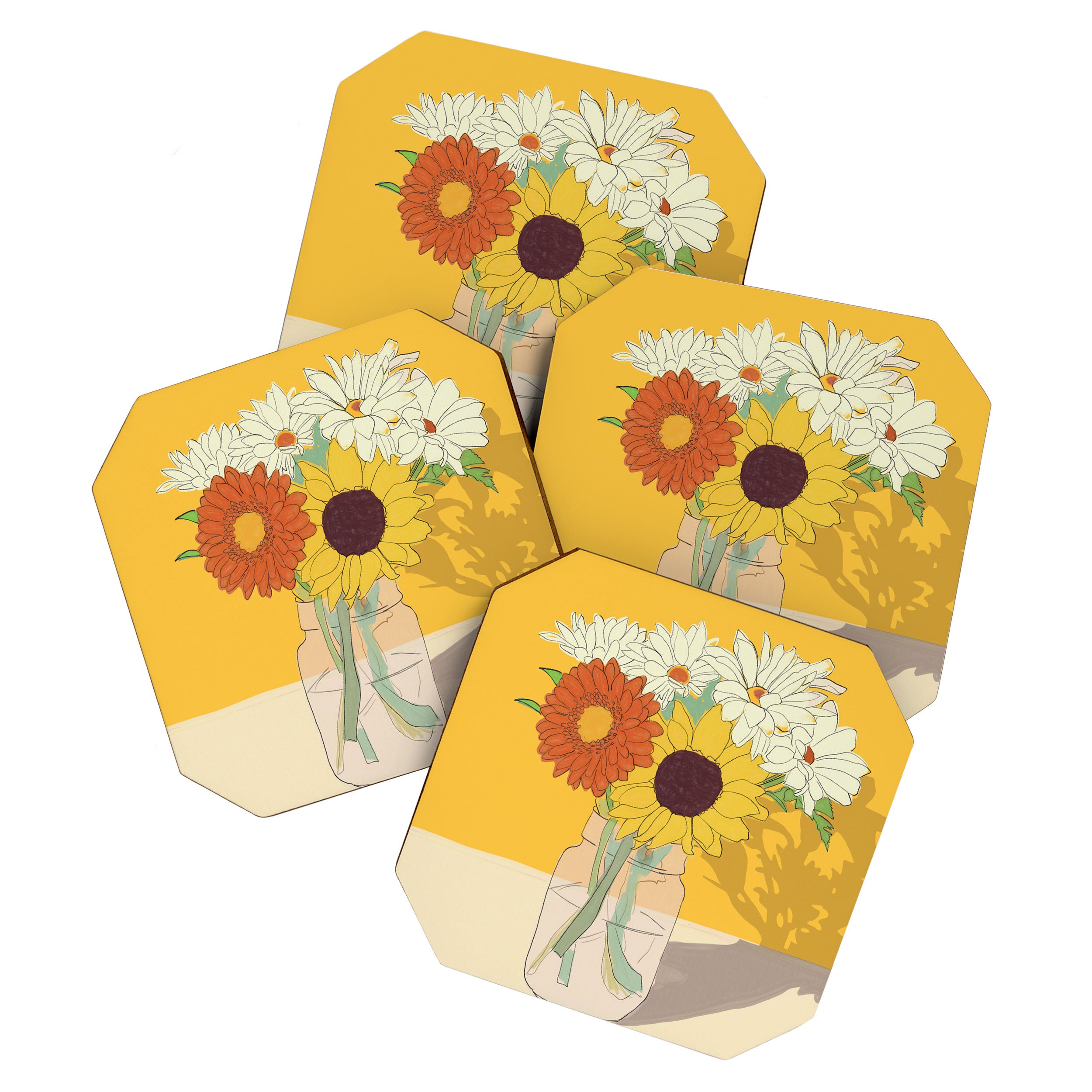 Flowers 18 Coaster Gallery Image 1