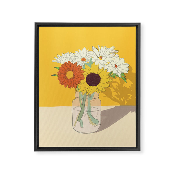 Flowers 18 Framed Canvas Print Gallery Image 1