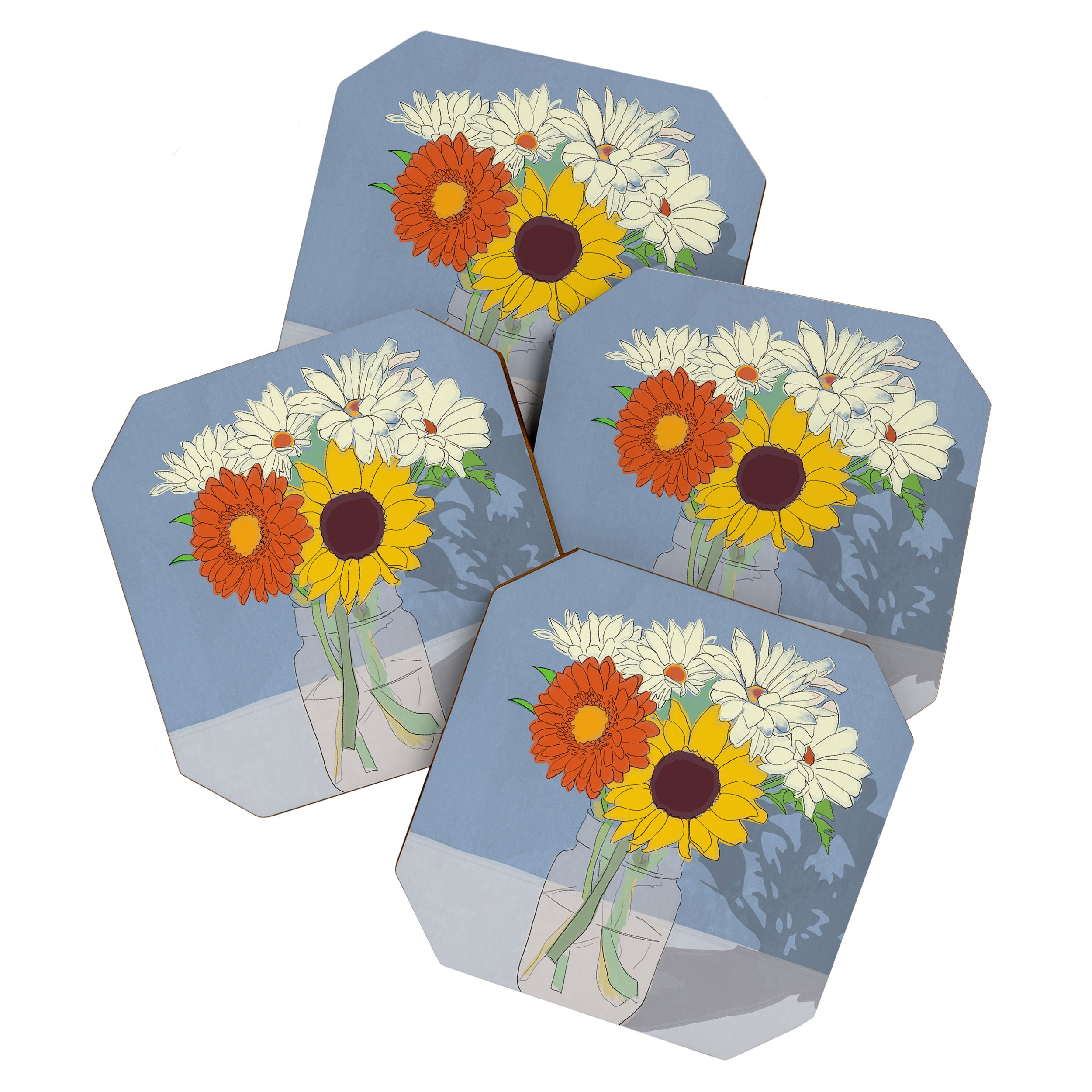 Flowers 26 Coaster Gallery Image 1