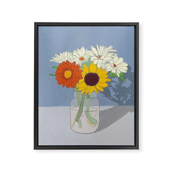 Flowers 26 Framed Canvas Print Gallery Image 1