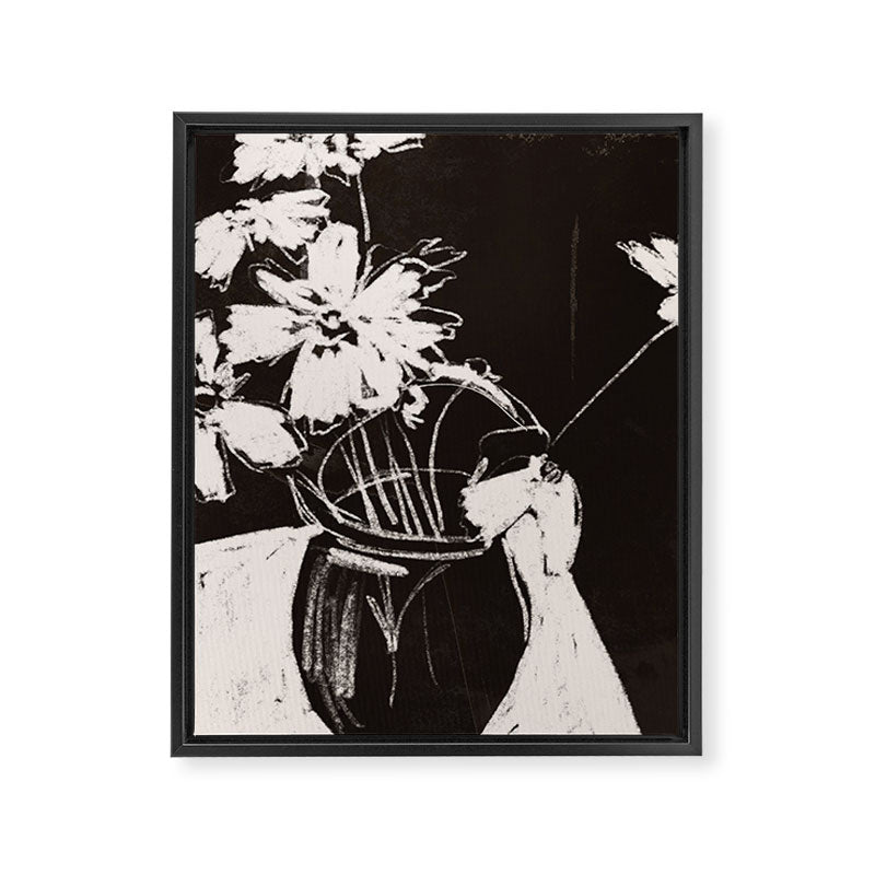 Flowers in The Vase 3 Framed Canvas Print Gallery Image 6