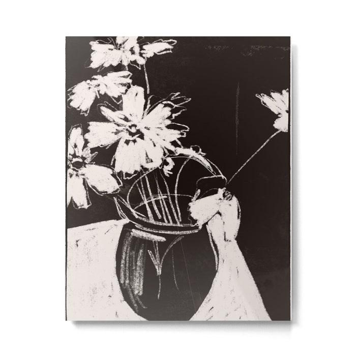 Flowers in The Vase 3 Metal Print Gallery Image 1