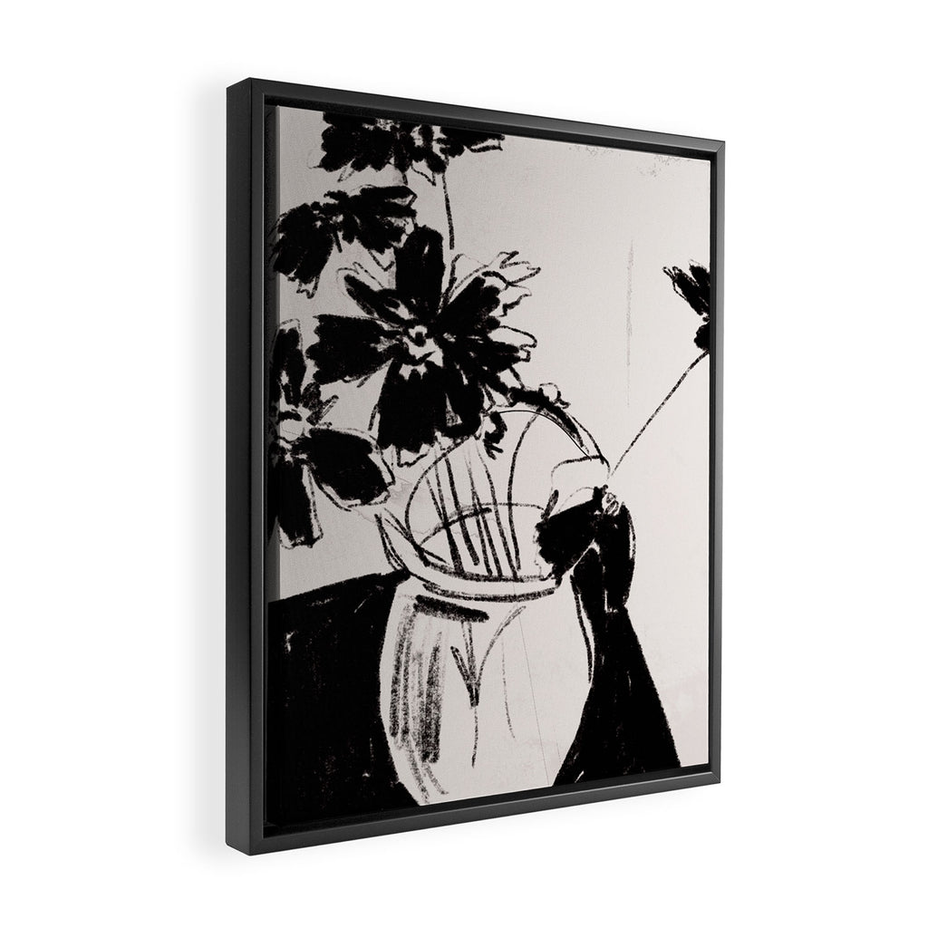 Flowers in The Vase 4 Framed Canvas Print Gallery Image 2