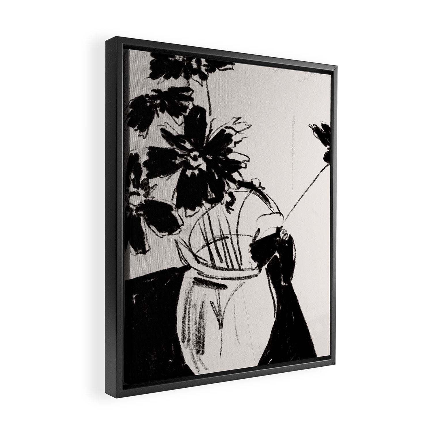 Flowers in The Vase 4 Framed Canvas Print Gallery Image 2