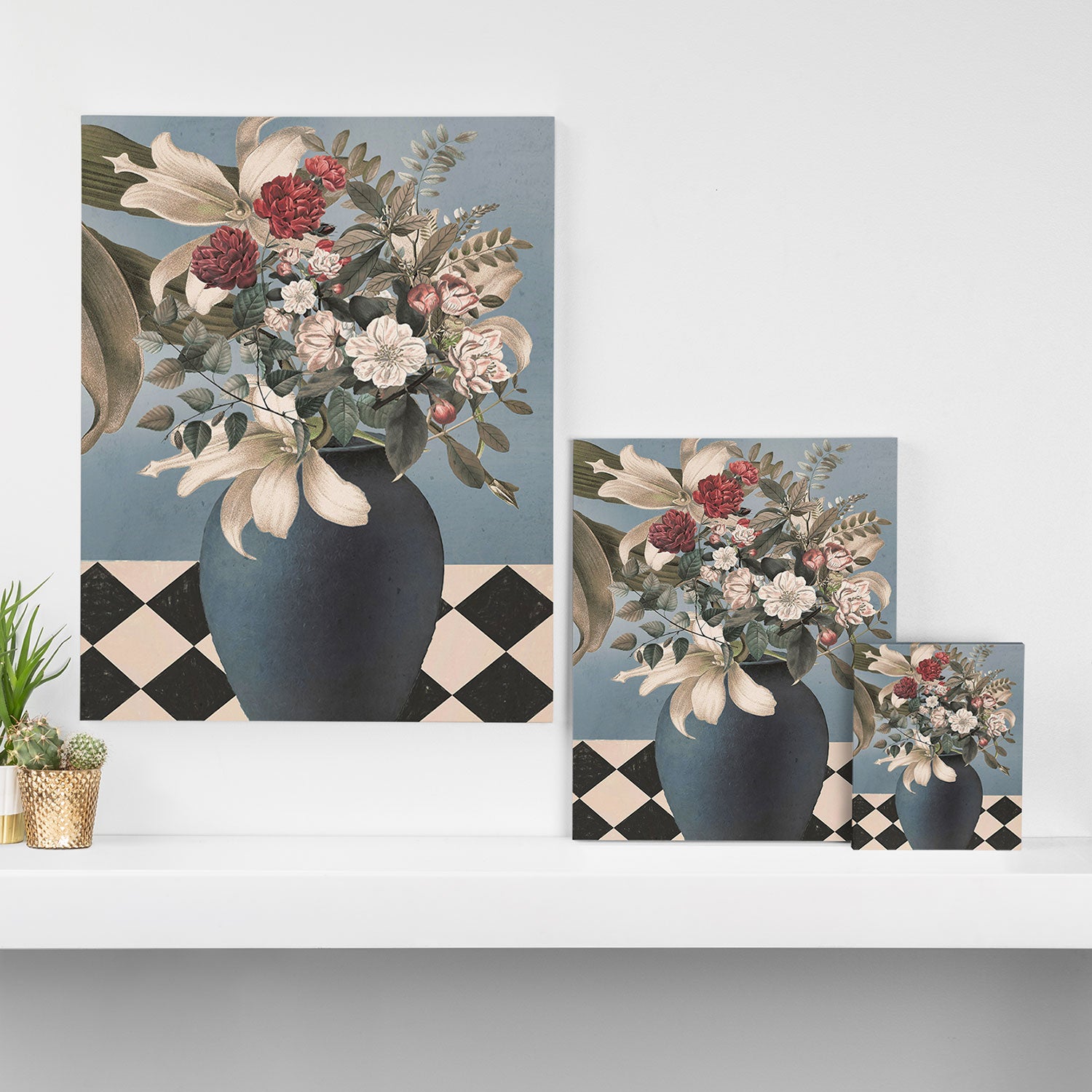 Flowers in The Vase Canvas Print Gallery Image 3