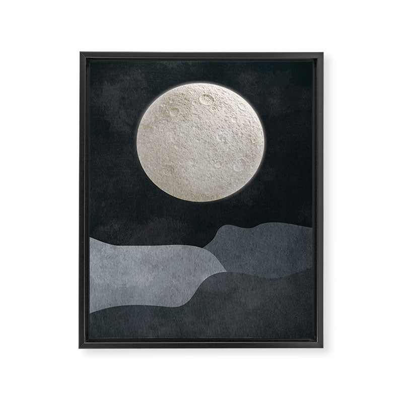 FULL MOON Framed Canvas Print Gallery Image 6