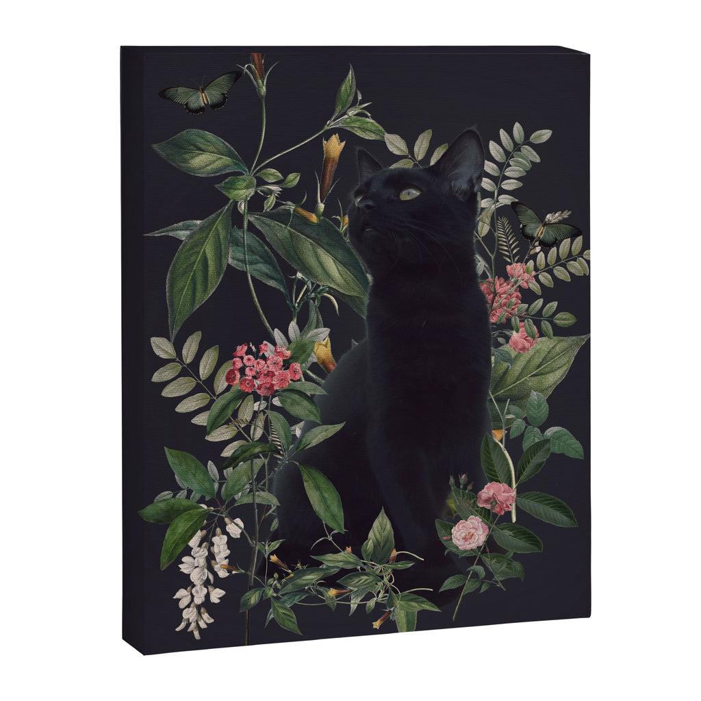 Garden Cat Canvas Print Gallery Image 6