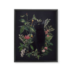Garden Cat Framed Canvas Print Gallery Image 6