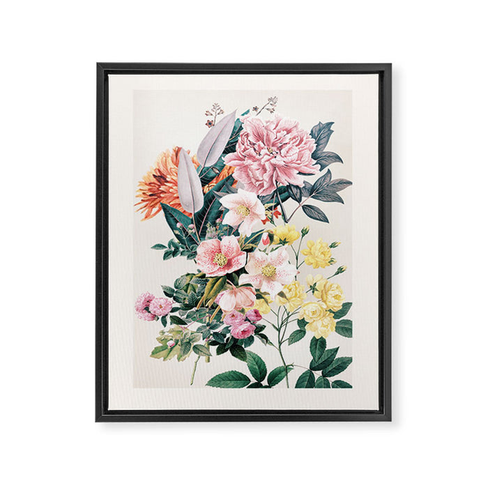 Garden Flowers 11 Framed Canvas Print Gallery Image 1