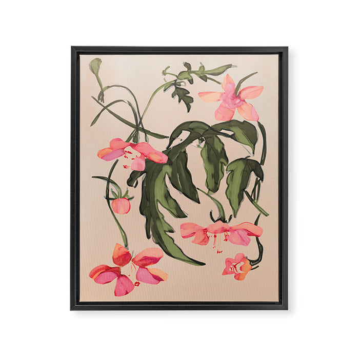 Garden Flowers 2 Framed Canvas Print Gallery Image 1