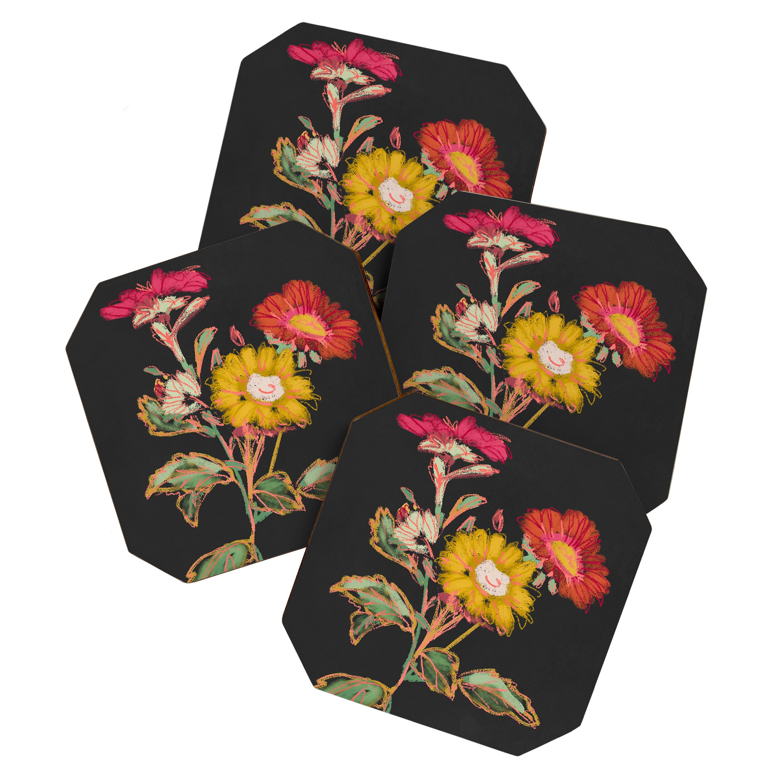 Garden Flowers 9 Coaster Gallery Image 1