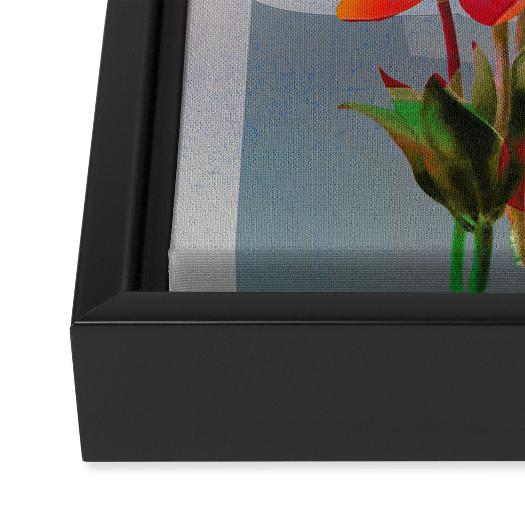 Garden Flowers  Framed Canvas Print Gallery Image 3