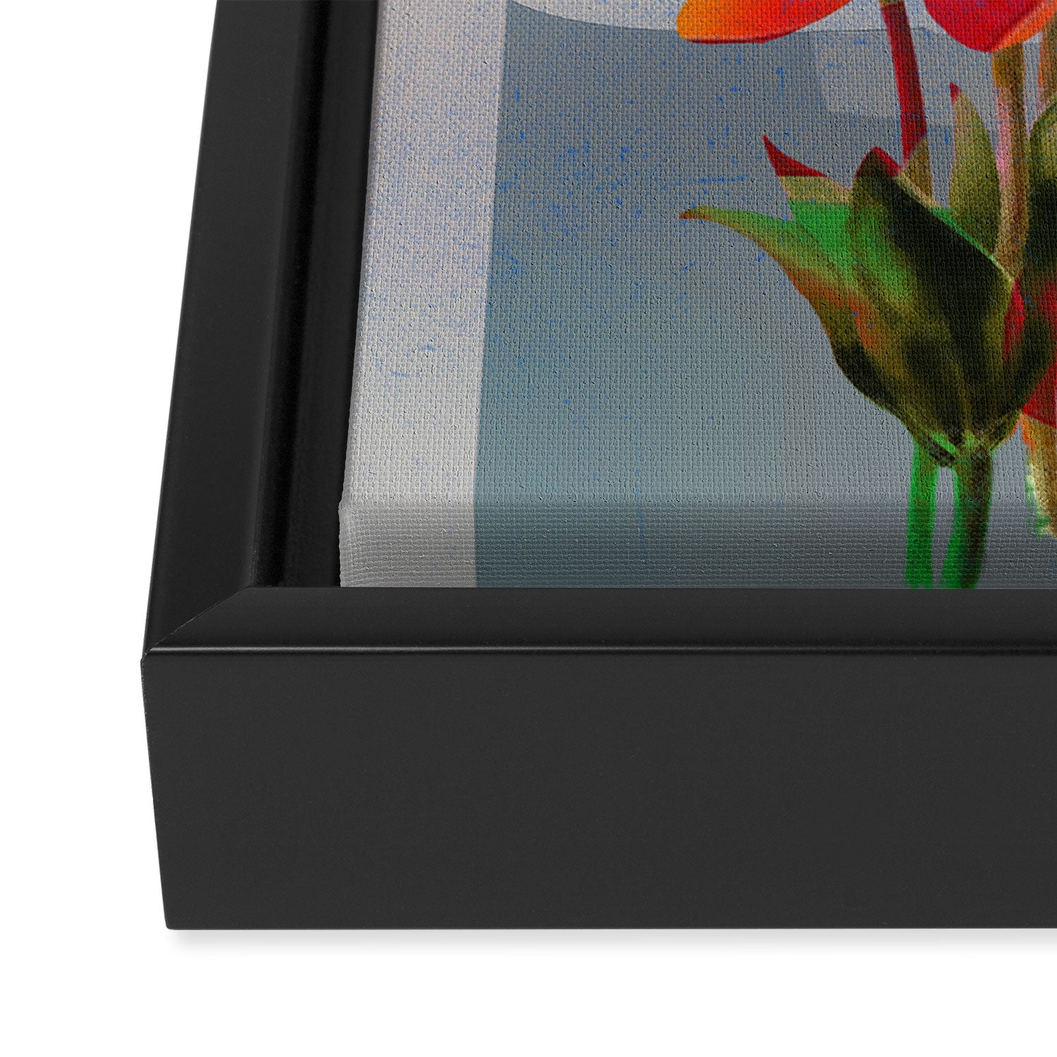 Garden Flowers  Framed Canvas Print Gallery Image 3