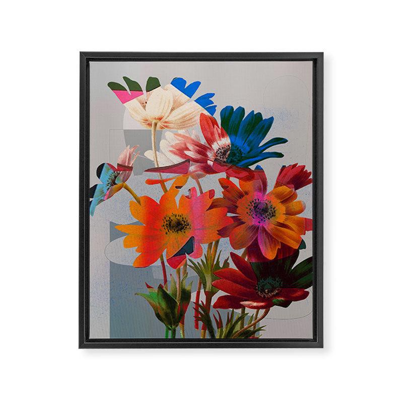 Garden Flowers  Framed Canvas Print Gallery Image 6