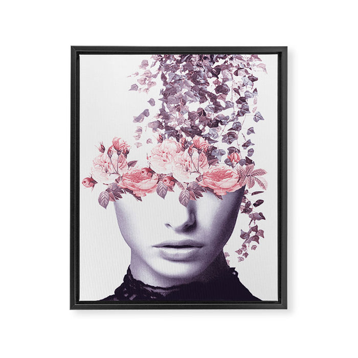 Garden Framed Canvas Print Gallery Image 1