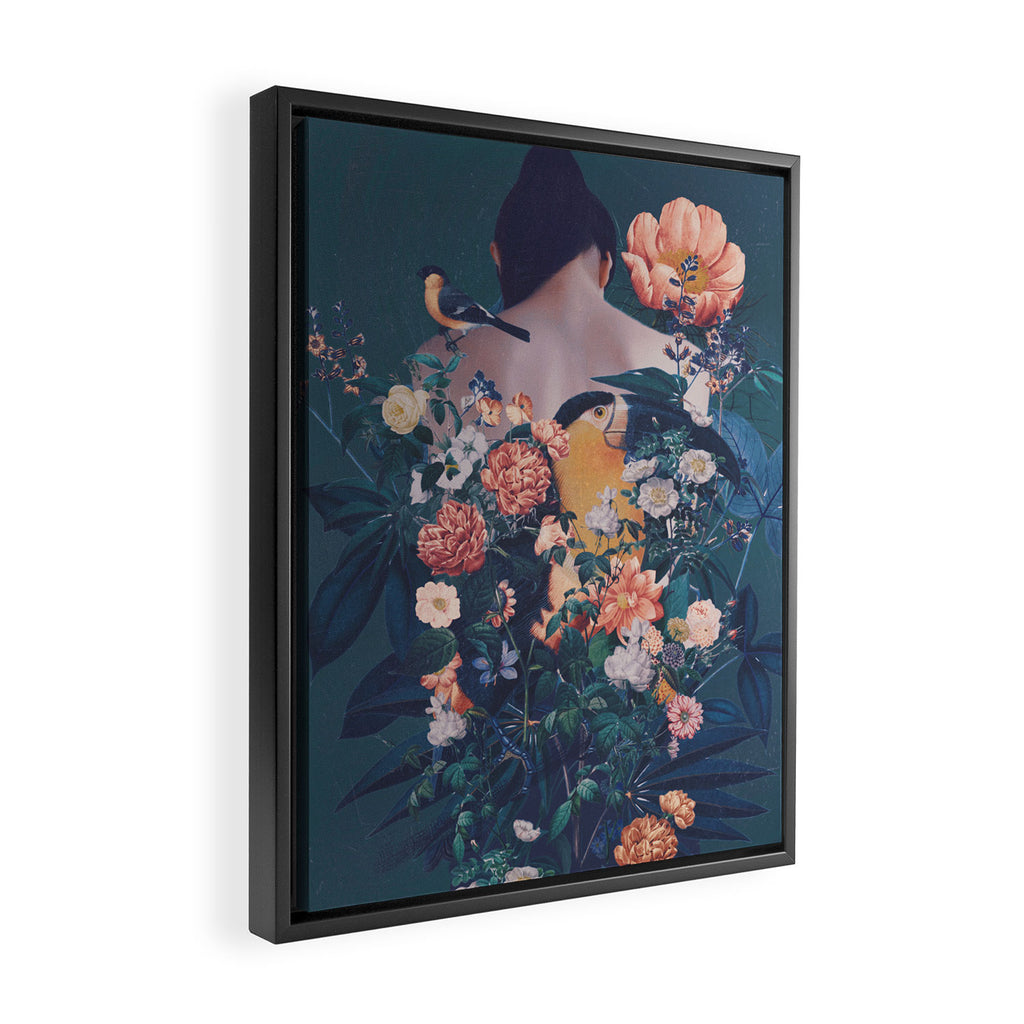 Garden Framed Canvas Print Gallery Image 2