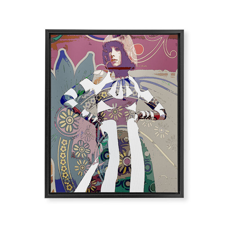 GIRL# 92 Framed Canvas Print Gallery Image 6