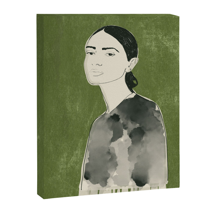 Girl Portrait 2 Canvas Print Gallery Image 1