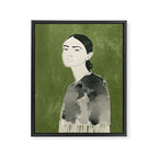 Girl Portrait 2 Framed Canvas Print Gallery Image 6