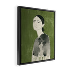 Girl Portrait 2 Framed Canvas Print Gallery Image 2