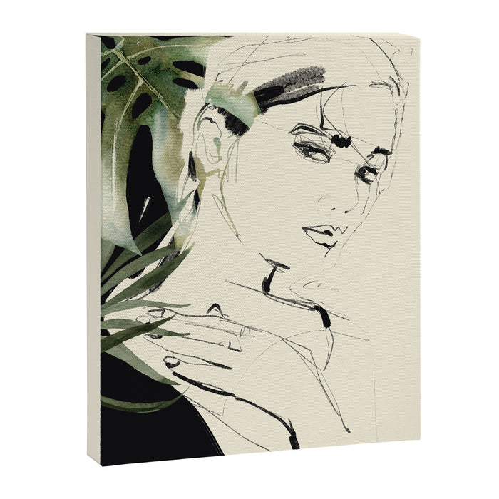 Girl Portrait 4 Canvas Print Gallery Image 1