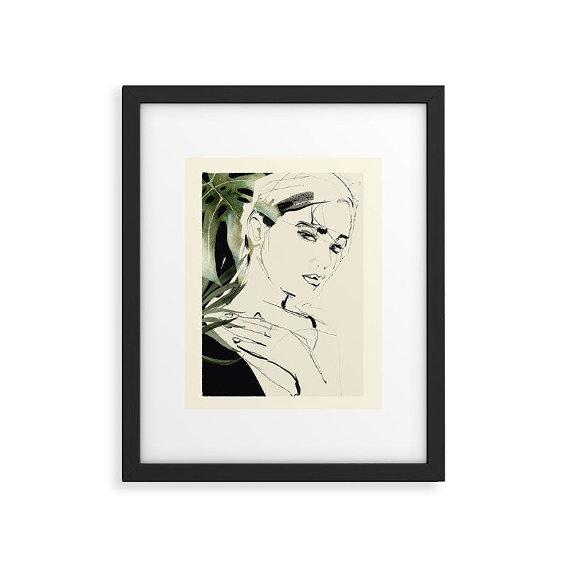 Girl Portrait 4 Framed Art Print Gallery Image 5