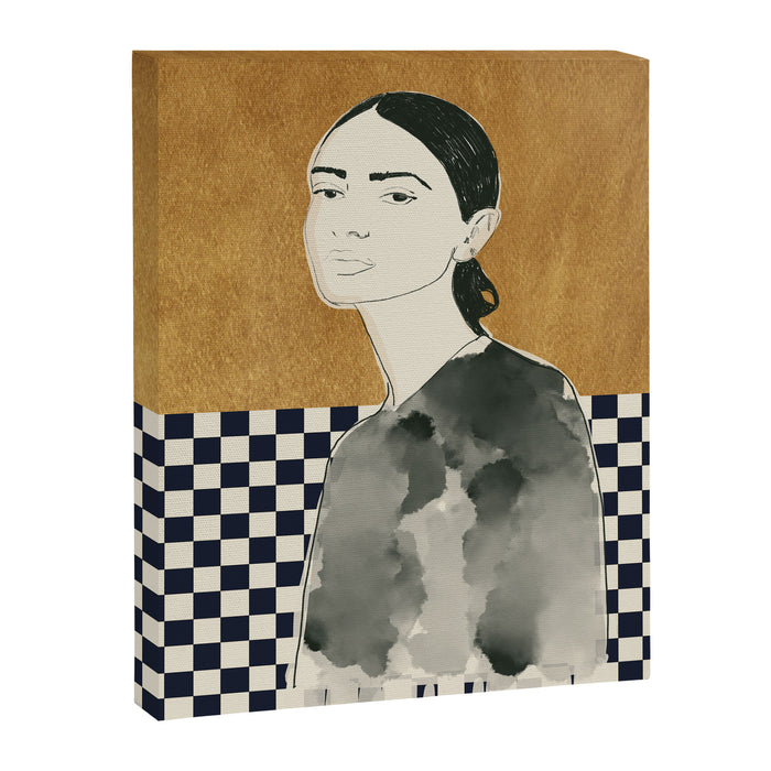 Girl Portrait 5 Canvas Print Gallery Image 1