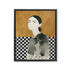 Girl Portrait 5 Framed Canvas Print Gallery Image 6