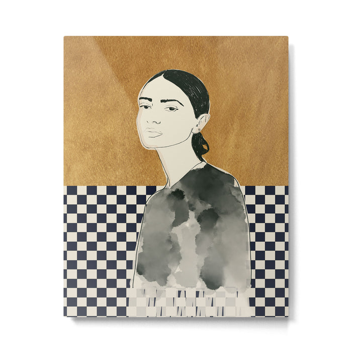 Girl Portrait 5 Metal Print Gallery Image 1