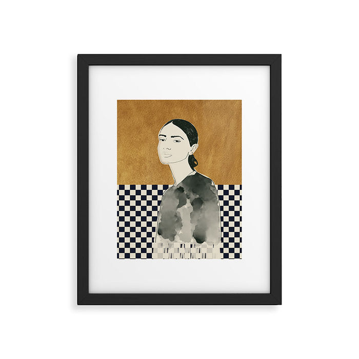 Girl Portrait 5 Framed Art Print Gallery Image 1