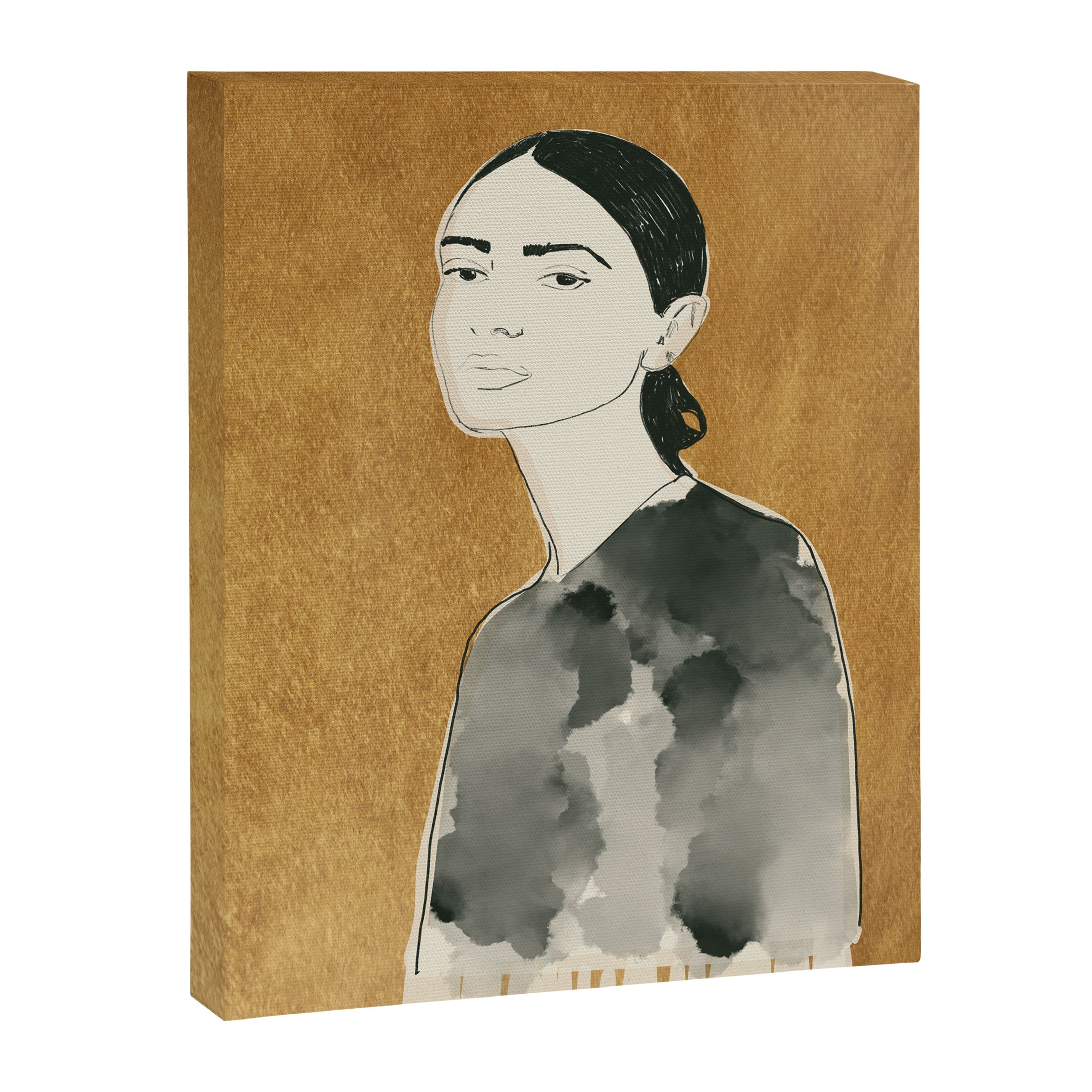 Girl Portrait 6 Canvas Print Gallery Image 6