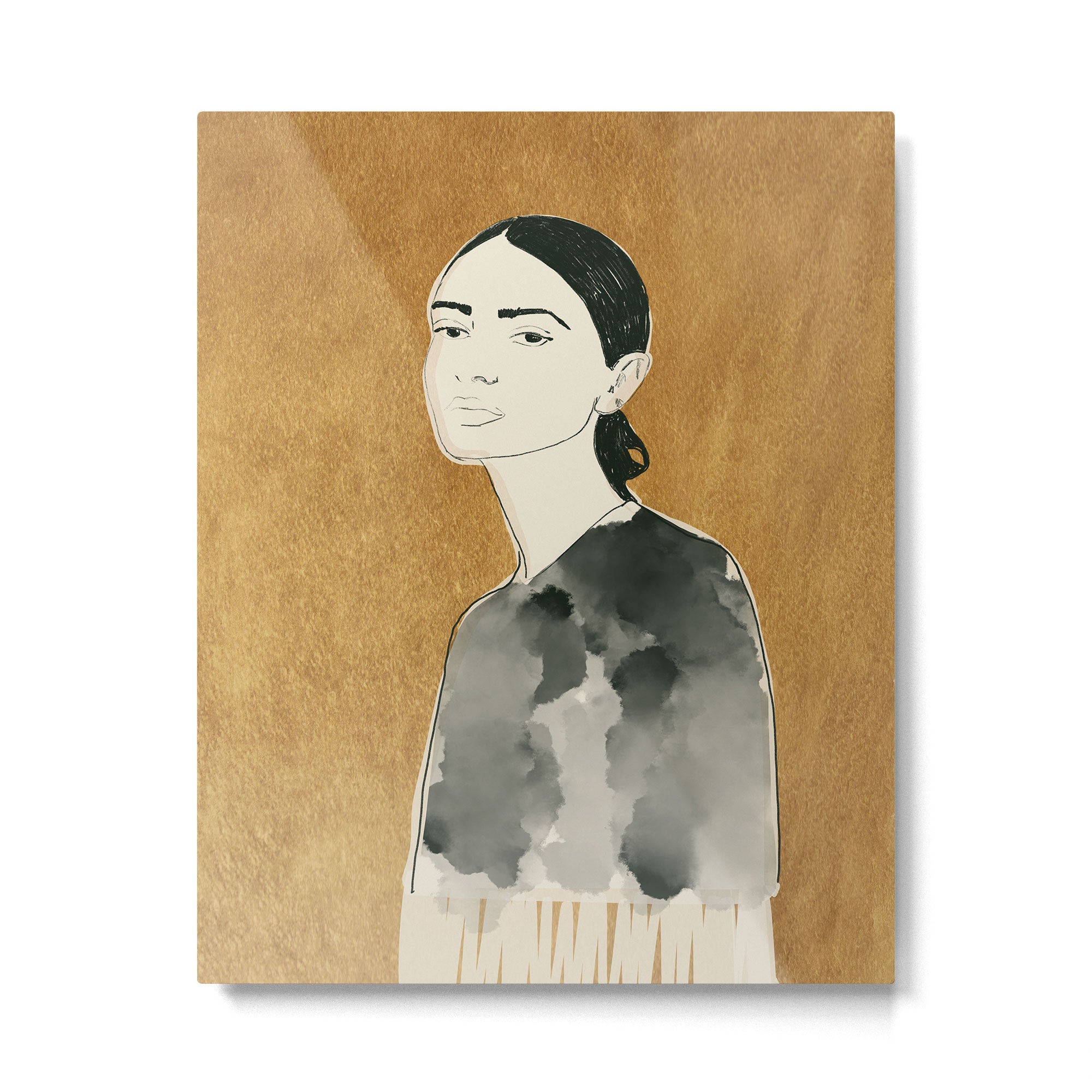 Girl Portrait 6 Metal Print Gallery Image 4