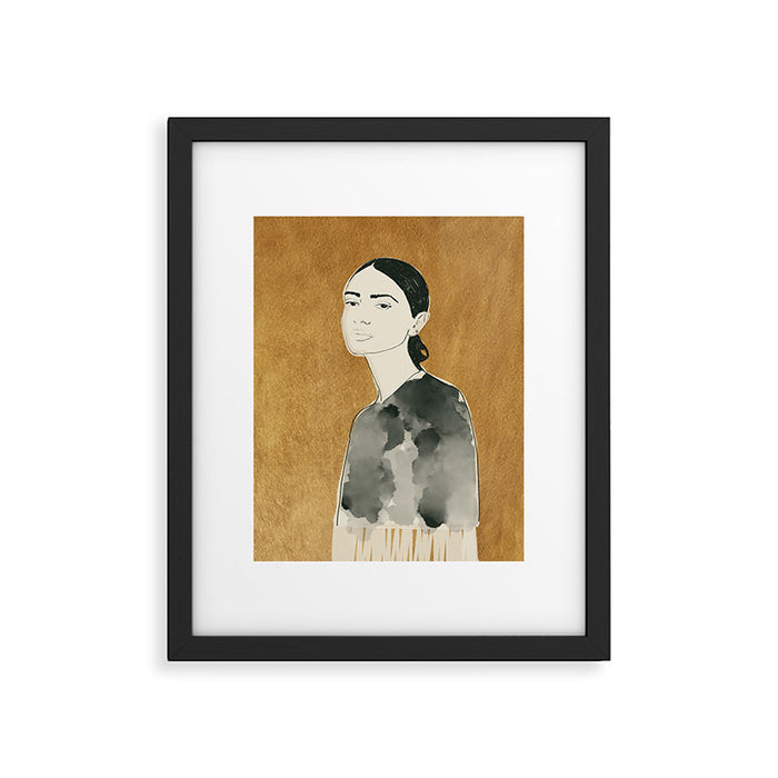 Girl Portrait 6 Framed Art Print Gallery Image 1