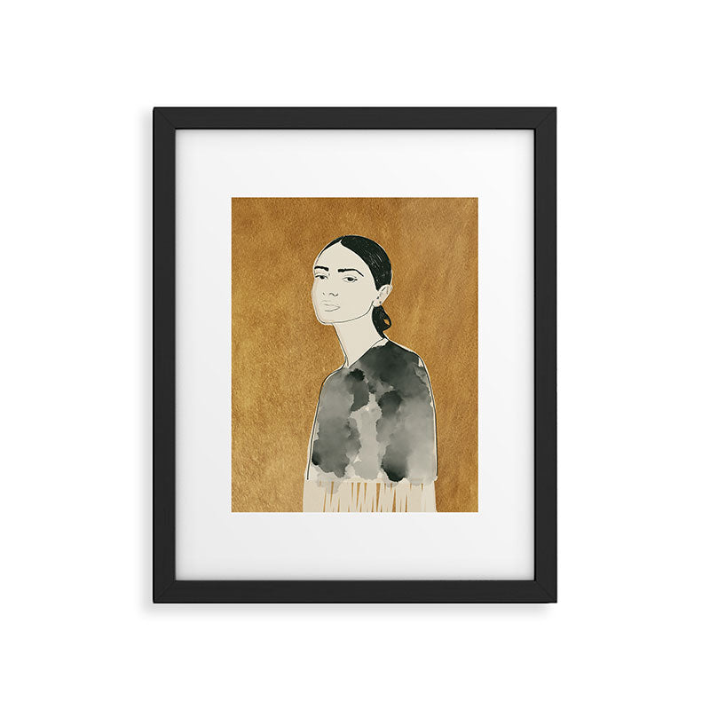 Girl Portrait 6 Framed Art Print Gallery Image 5