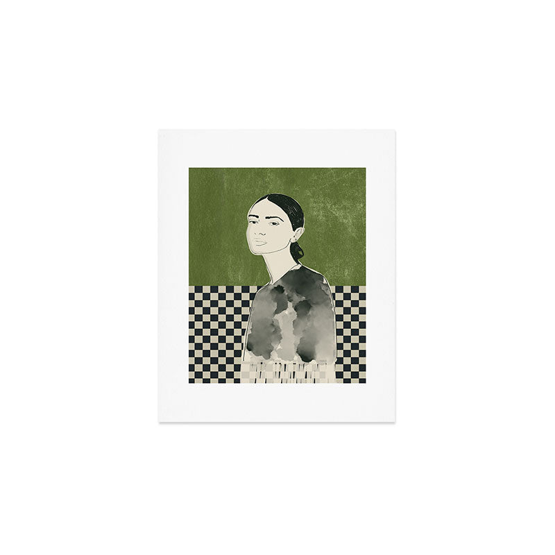Girl Portrait Art Print Gallery Image 1