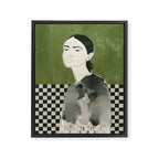 Girl Portrait Framed Canvas Print Gallery Image 6