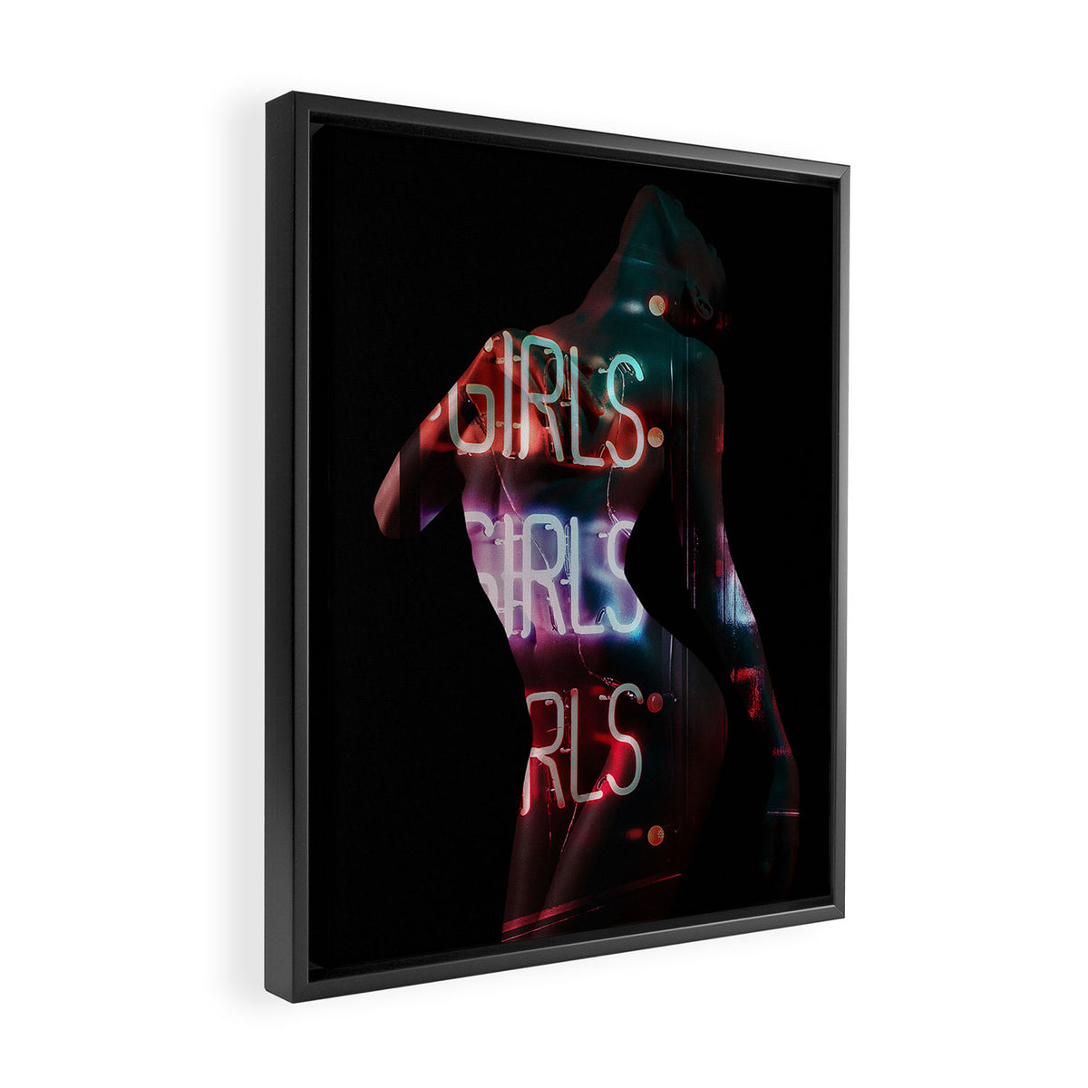 girls Framed Canvas Print Gallery Image 2