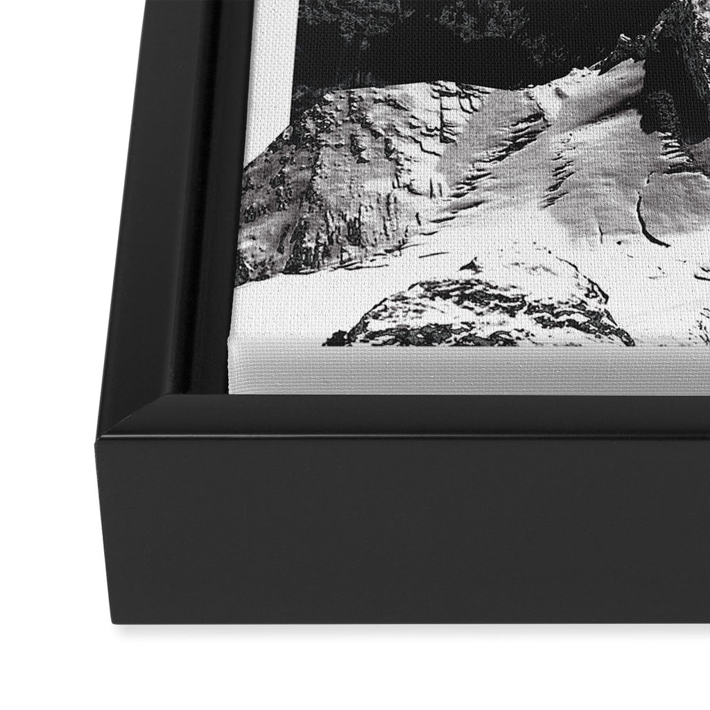 golden moon Framed Canvas Print Gallery Image 3