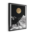 golden moon Framed Canvas Print Gallery Image 2