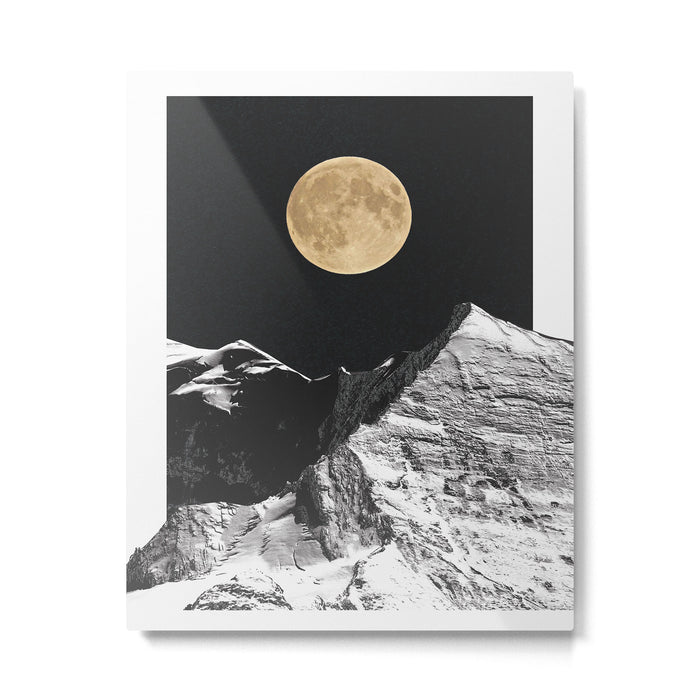 golden moon Metal Print Gallery Image 1