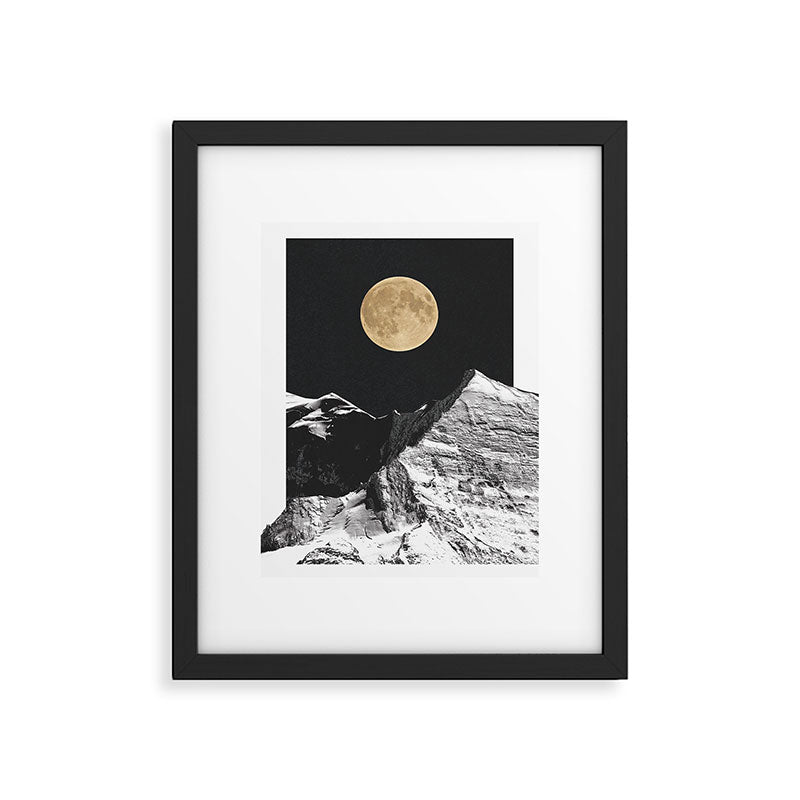 golden moon Framed Art Print Gallery Image 4