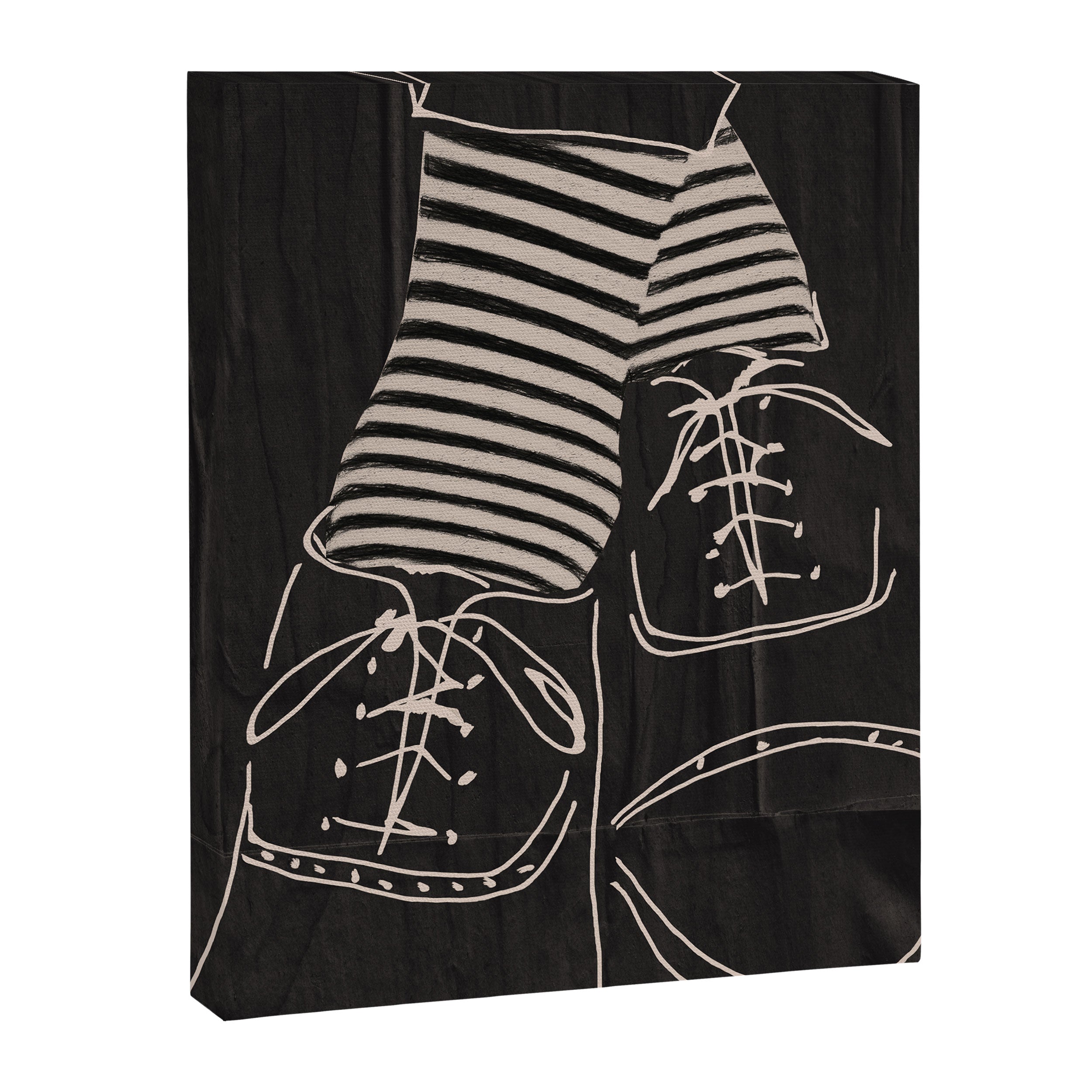 Good Mood  Line Art Canvas Print Gallery Image 6
