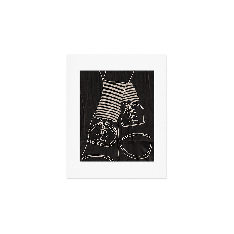 Good Mood  Line Art Art Print Gallery Image 1
