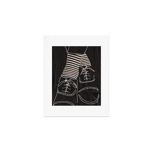 Good Mood  Line Art Art Print Gallery Image 1