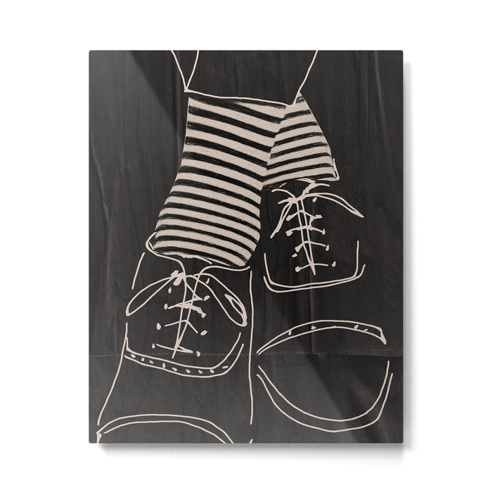 Good Mood  Line Art Metal Print Gallery Image 1