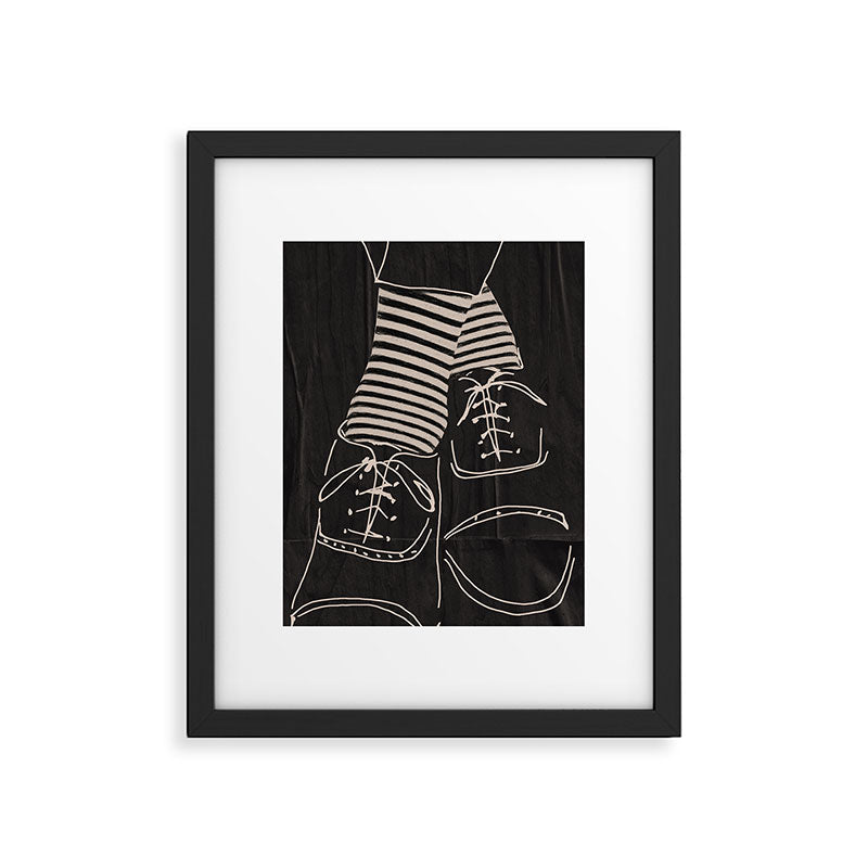 Good Mood  Line Art Framed Art Print Gallery Image 4
