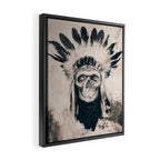 INDIAN SKULL Framed Canvas Print Gallery Image 2