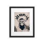 INDIAN SKULL Framed Art Print Gallery Image 5